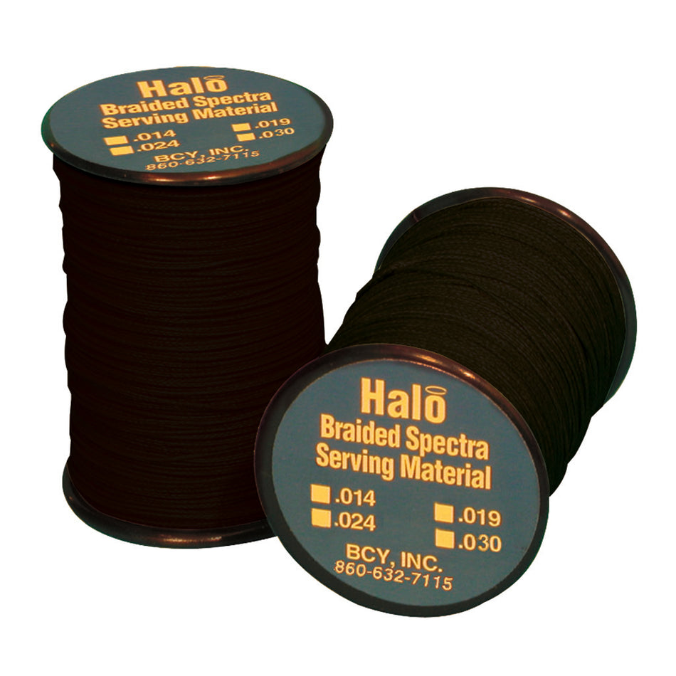 BCY Halo Black .014 Spectra Serving Material 120-Yard Spool