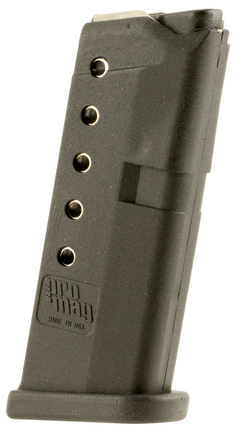 ProMag GLK10 Glock 42 6rd .380 ACP Replacement Magazine Black Polymer