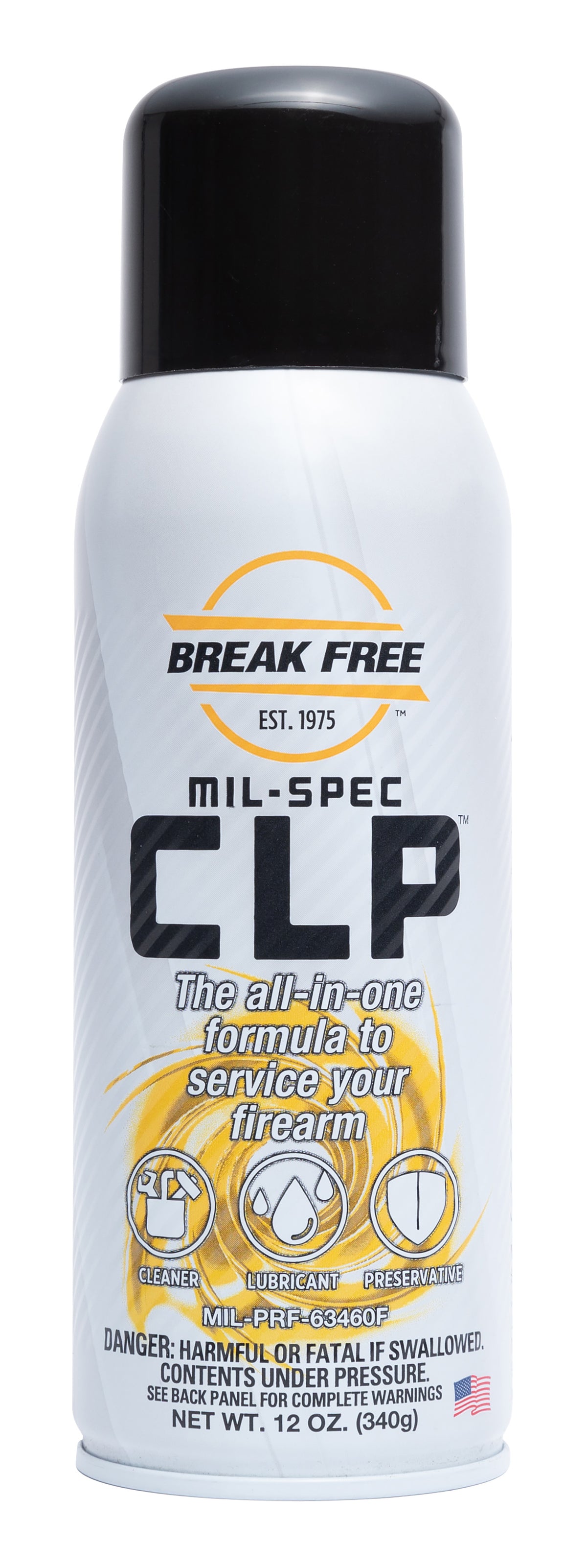Break Free CLP121 Firearm CLP Solution 12 oz Bottle
