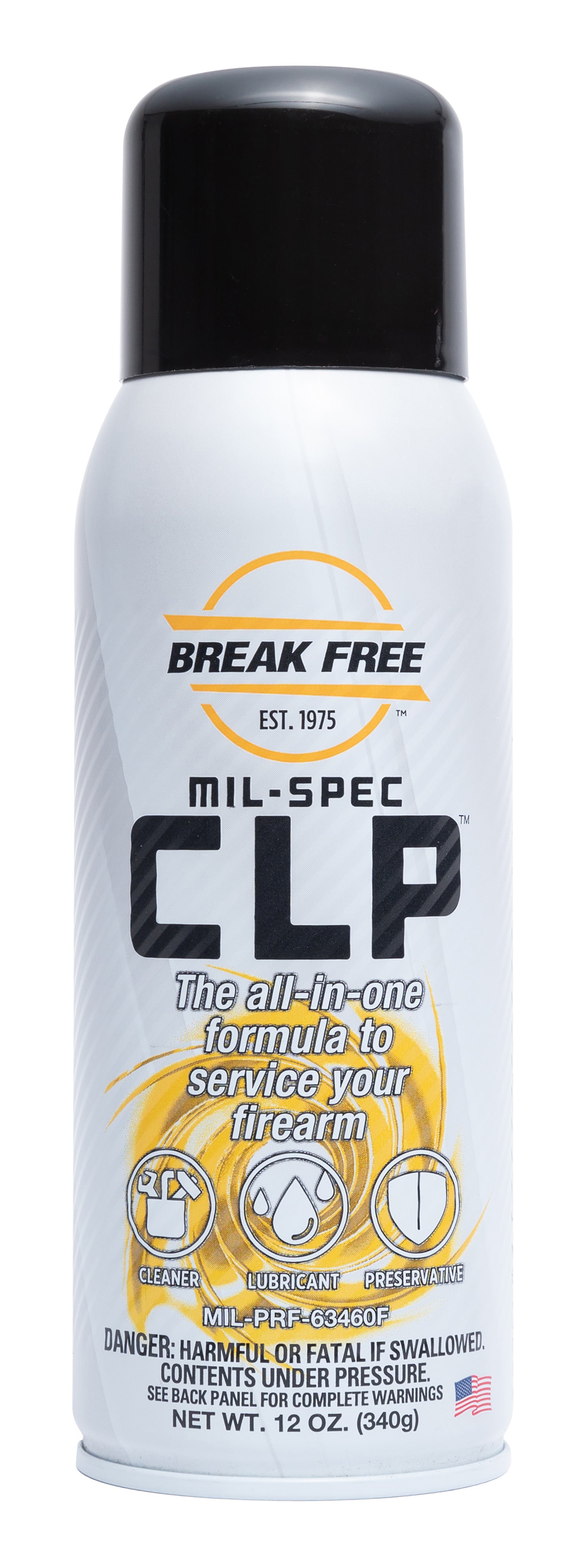Break Free CLP121 Firearm CLP Solution 12 oz Bottle
