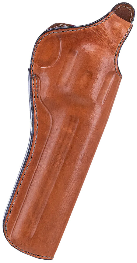 Bianchi 12694 111 Cyclone Tan Leather OWB Belt Loop Holster - Colt/Ruger GP100/S&W L-Frame/Taurus Right Hand