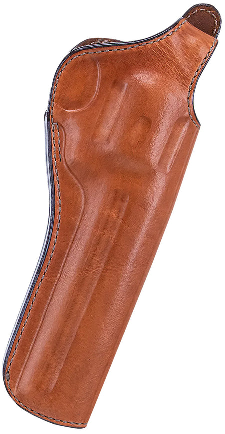 Bianchi 12686 Cyclone Tan Leather Belt Loop Holster - 6" Colt Anaconda/S&W N-Frame/Taurus Right Hand