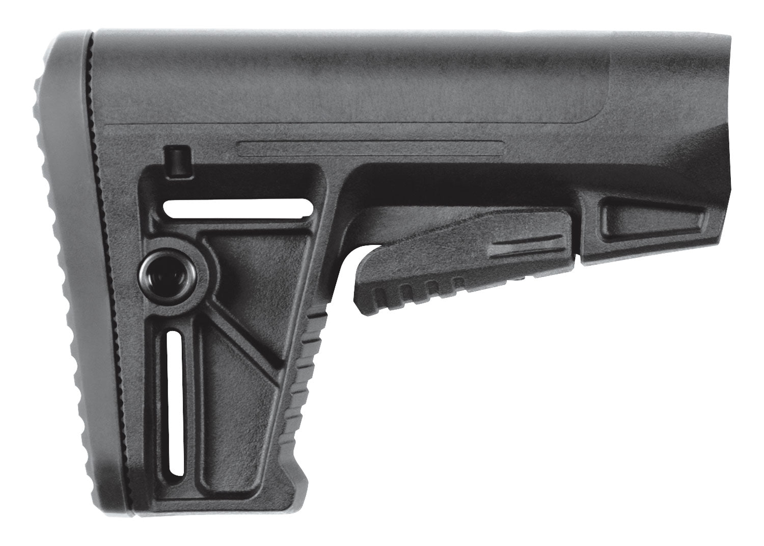 Kriss USA DADS150BL00 AR-15 Mil-Spec DS150 Synthetic Stock Black with Rubber Shock Pad