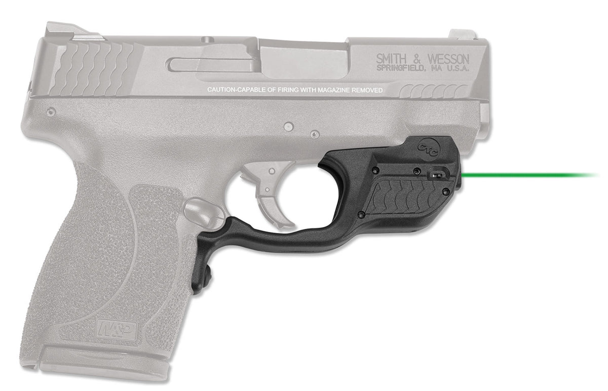 Crimson Trace 0155801 Green Laser Laserguard S&W M&P Shield .45 ACP, Black Polymer