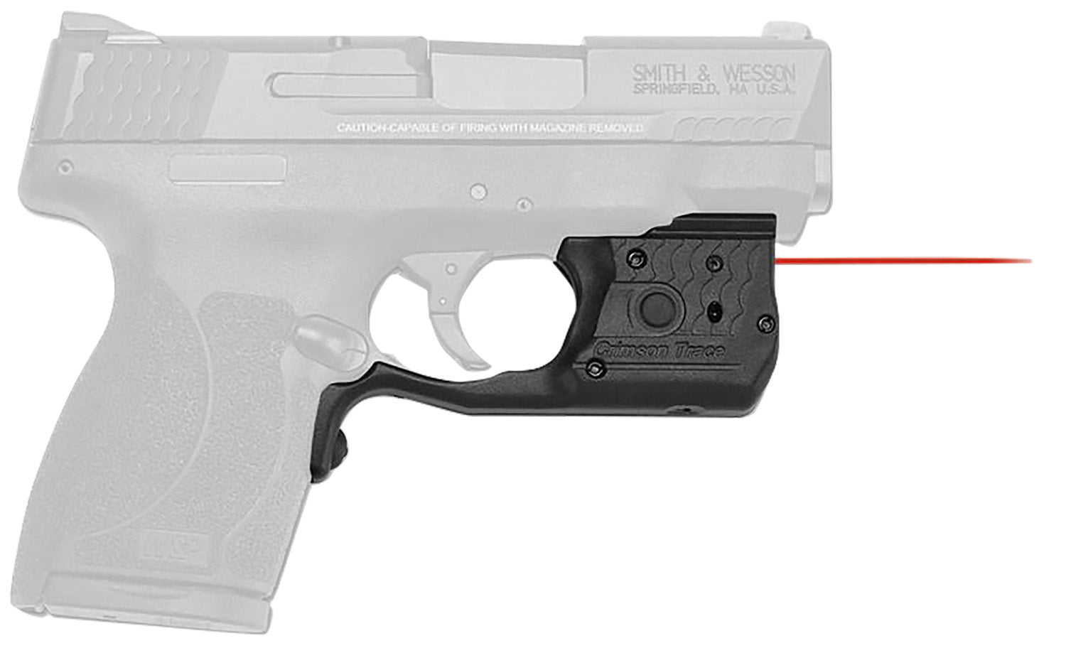 Crimson Trace 0169601 Red Laser Laserguard Pro Fits S&W M&P Shield .45 ACP, 150 Lumen
