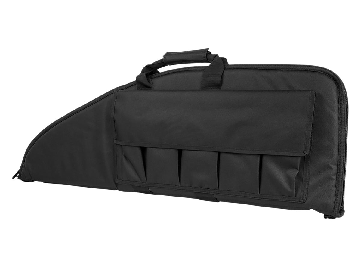 NcStar VISM Black 36-Inch Rifle Case Metal D-Rings Foam Padding ID Holder