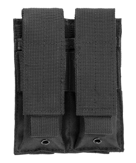 NcStar CVP2P2931B Two-Compartment Pistol Mag Pouch Black Nylon MOLLE
