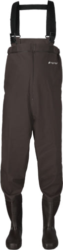 FROGG TOGGS MEN'S RANA PVC LUG CHEST WADER BROWN SIZE 10