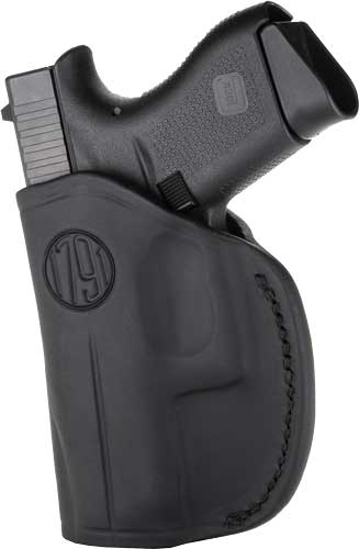 1791 Multi-Fit 2-Way IWB Holster Sz2 Glock 43 Compatible Right Hand Black