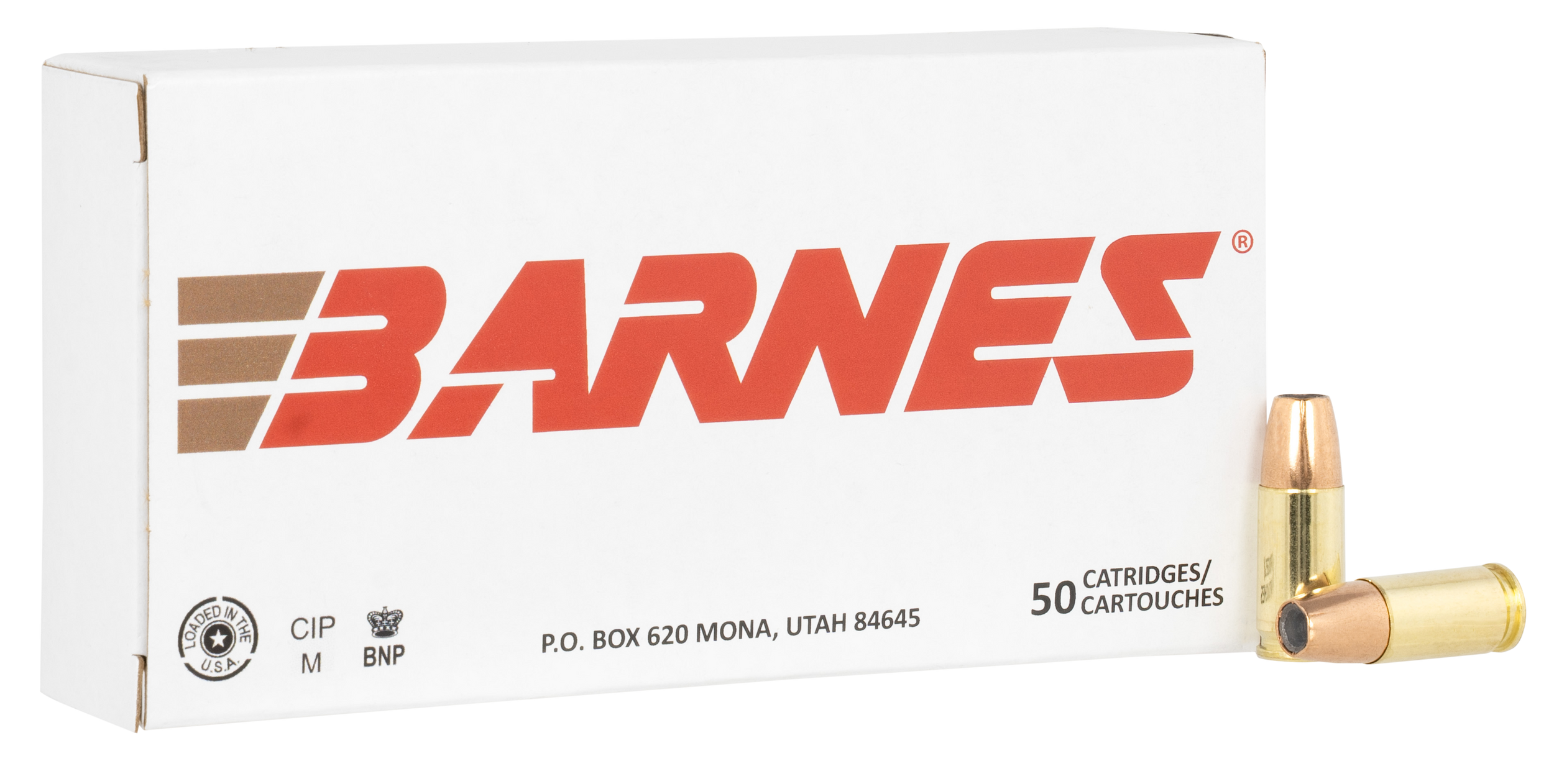 Barnes Bullets 32516 9mm Luger 124gr Sierra Jacketed Hollow Point 50 Per Box/10 Case