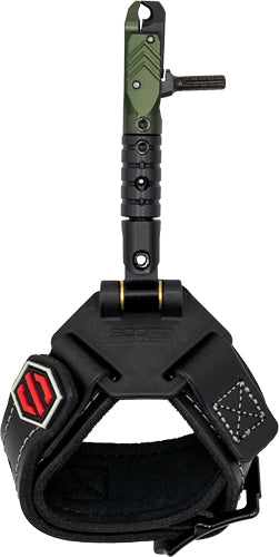 Scott Little Goose RTS Single Jaw Black Leather Buckle Bow Release