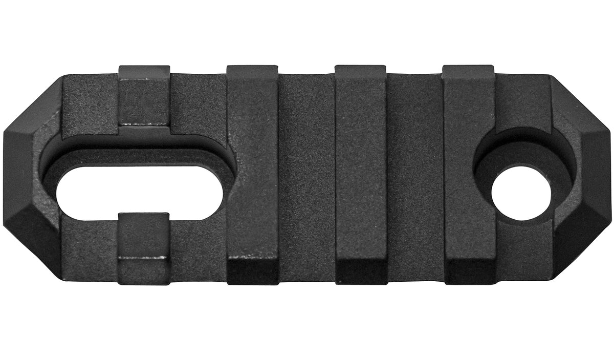 GrovTec US Inc GTSW189 5 Slot 2.2-Inch AR Stock Picatinny Rail Black Anodized MIL-STD 1913