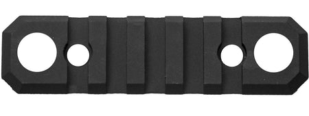GrovTec US Inc GTSW231 5 Slot 3.1-Inch KeyMod Picatinny Rail Push Button Bases Black Anodized