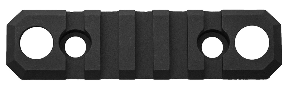 GrovTec GTSW241 5-Slot M-Lok Rail 3.1 Inch with Push Button Bases Black Anodized