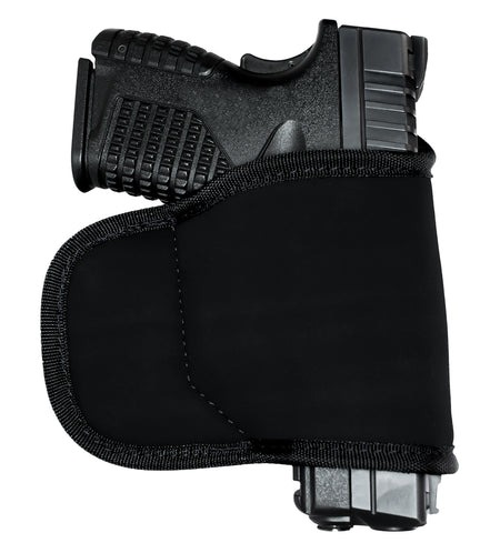 GrovTec GTHL15099BLK Multi-Fit OWB Size 99 Black Suede Holster for Medium/Large Semi-Auto Pistols Right Hand