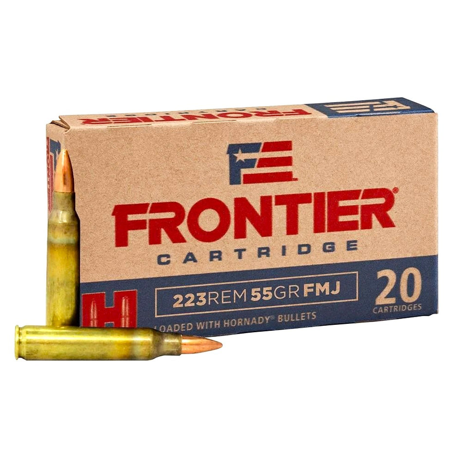 Frontier Cartridge -Lake City- 223 Rem Full Metal Jacket(FMJ) 55gr