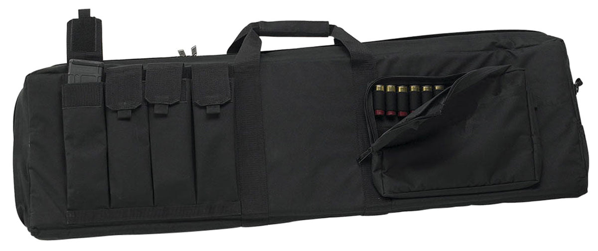US PeaceKeeper P30043 Dual Gun Tactical Combination Case Black Polyester