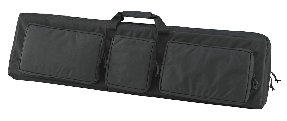US PeaceKeeper P30049 Three-Gun Case Black 600D Polyester Webbing System Padded