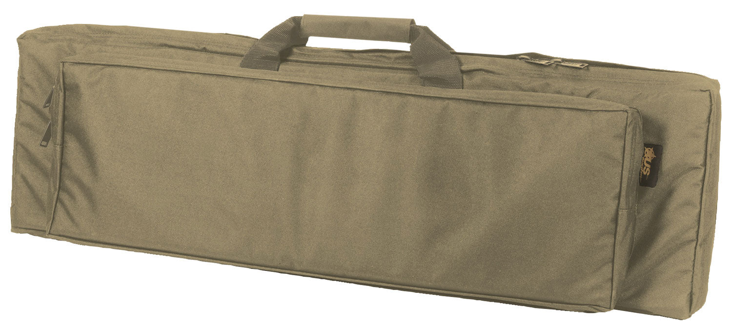 US PeaceKeeper P40036 RAT Rifle Carry Case Tan Water Resistant Triple Mag Pouch