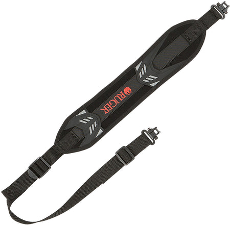 Ruger Mesa Black and Red Stretchable Neoprene Gun Sling Adjustable 34"