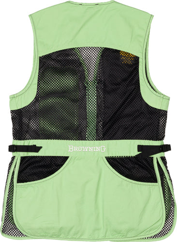 Browning Mesh Shooting Vest Women's Large RH Black Neomint