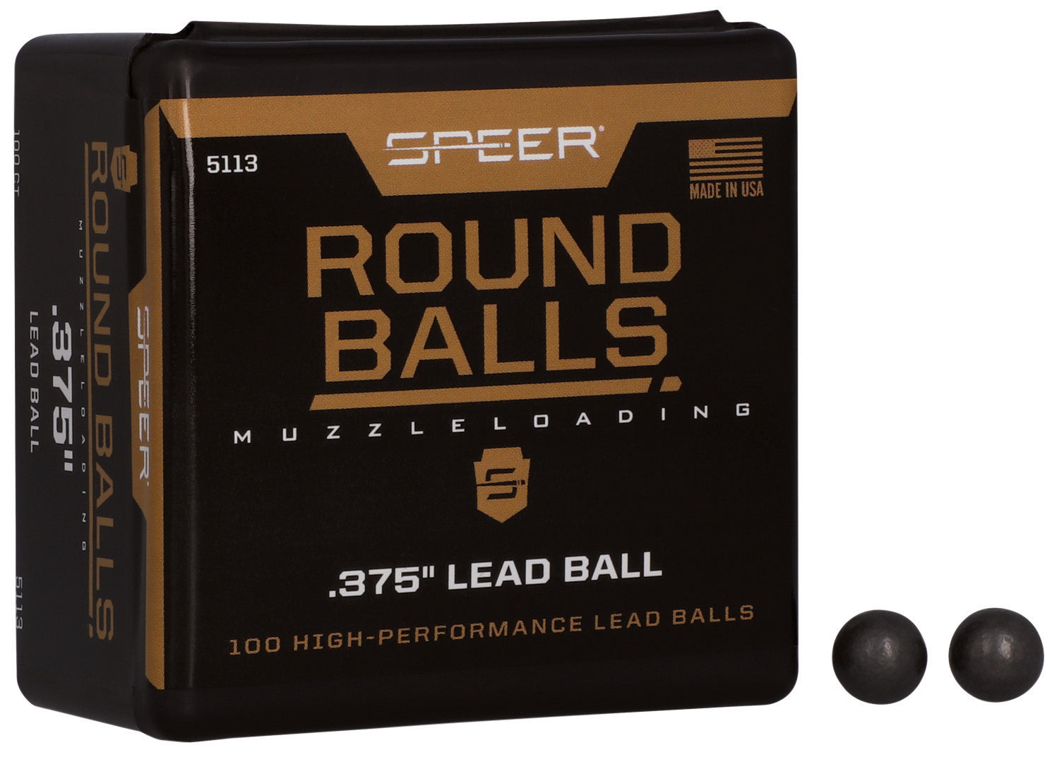 Speer 5113 Lead Ball .36 Caliber 79 Grain Traditional Shooting 100/Box