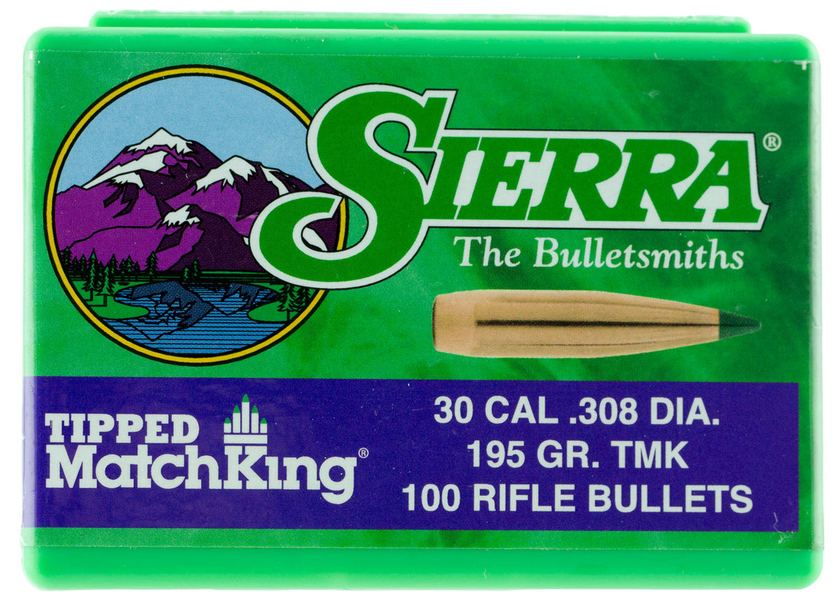 Sierra Tipped MatchKing 7795 30 Caliber 155 Grain TMK 100-Count