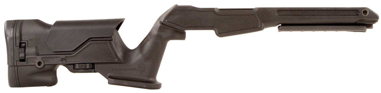 Archangel AAP1022 Black Fixed Precision Stock with Click-Adjustable Cheek Riser for Ruger 10/22