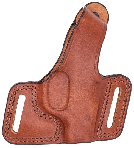 Bianchi 16862 Black Widow Tan Leather Belt Slide Holster - Glock 20, 21, 29, 30, 37 Right Hand