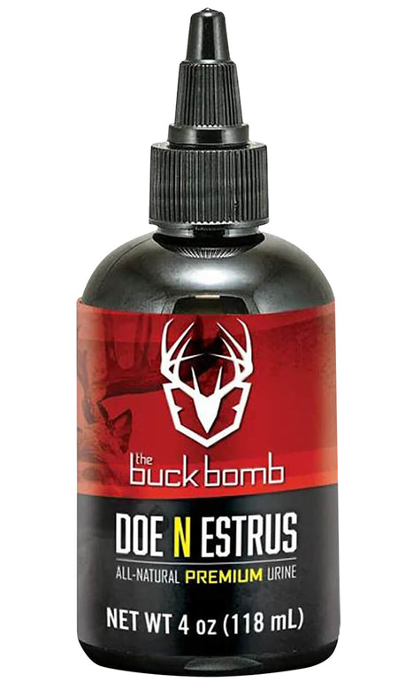 Buck Bomb 200008 Doe In Estrus Premium Urine Attractant 4oz Bottle