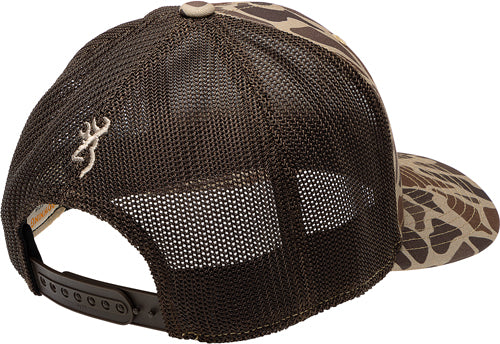Browning Flashback Tan Camo 110 Mesh Back Baseball Cap Rec Patch