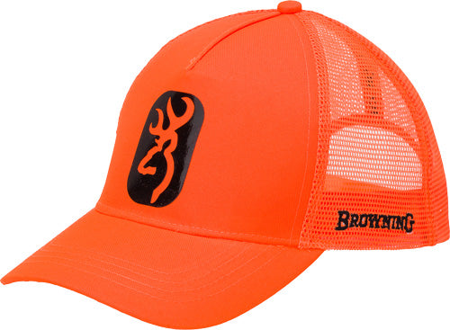 Browning Centerfire Adjustable Blaze Orange Cap with Buckmark Patch