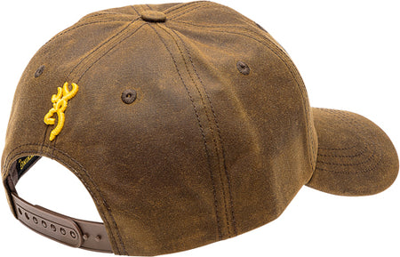 Browning Antiquity Waxed Cap Brown Recreation Patch