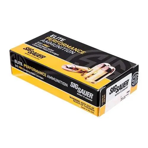 Sig Sauer .357 Sig ELITE PERFORMANCE BA FMJ FMJ Training,Target 125 grain Full Metal Jacket ammunition