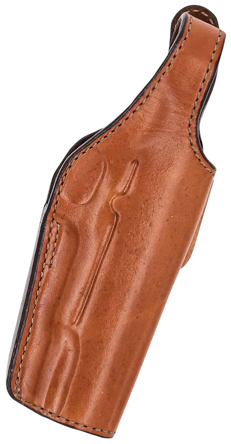 Bianchi 17632 19L Thumbsnap Tan Leather Hi-Ride Belt Holster - Ruger SR1911/Colt Gold Cup/Kimber Right Hand