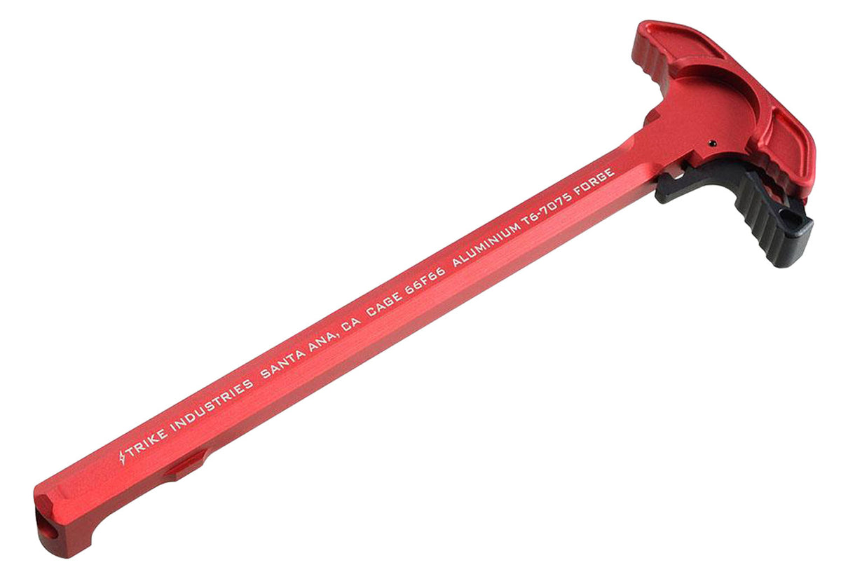 Strike Industries AR-15 Extended Latch Charging Handle ARCHELRED Red Aluminum
