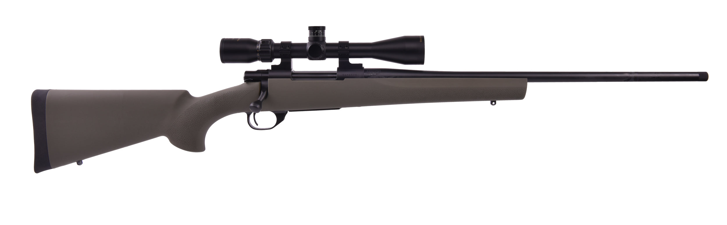 Howa HGP27MMPRCG M1500 Gamepro Gen2 7mm PRC 5+1 22", Blued Barrel/Rec, Green Fixed Hogue Pillar-Bedded Overmolded Stock, Includes Nikko Stirling 4-12x40mm Scope