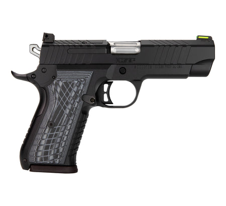 Kimber Mfg.,inc 3100010 KDS9C 9mm 15+1 4.09" KimPro Black Front and Rear Serrations Stainless Steel Slide Gray and Black G10 Crosshatch Grip