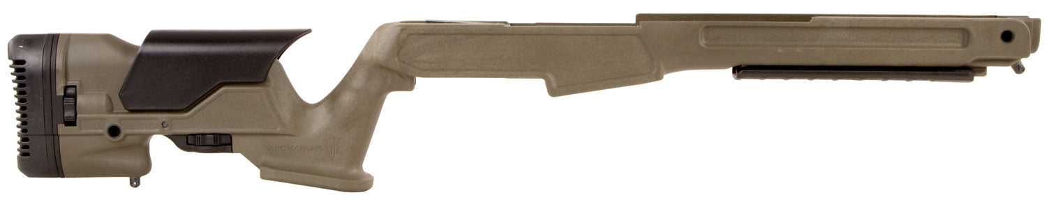 Archangel AAM1AOD Springfield M1A M14 Fixed Precision Stock OD Green Synthetic with Adjustable Cheek Riser
