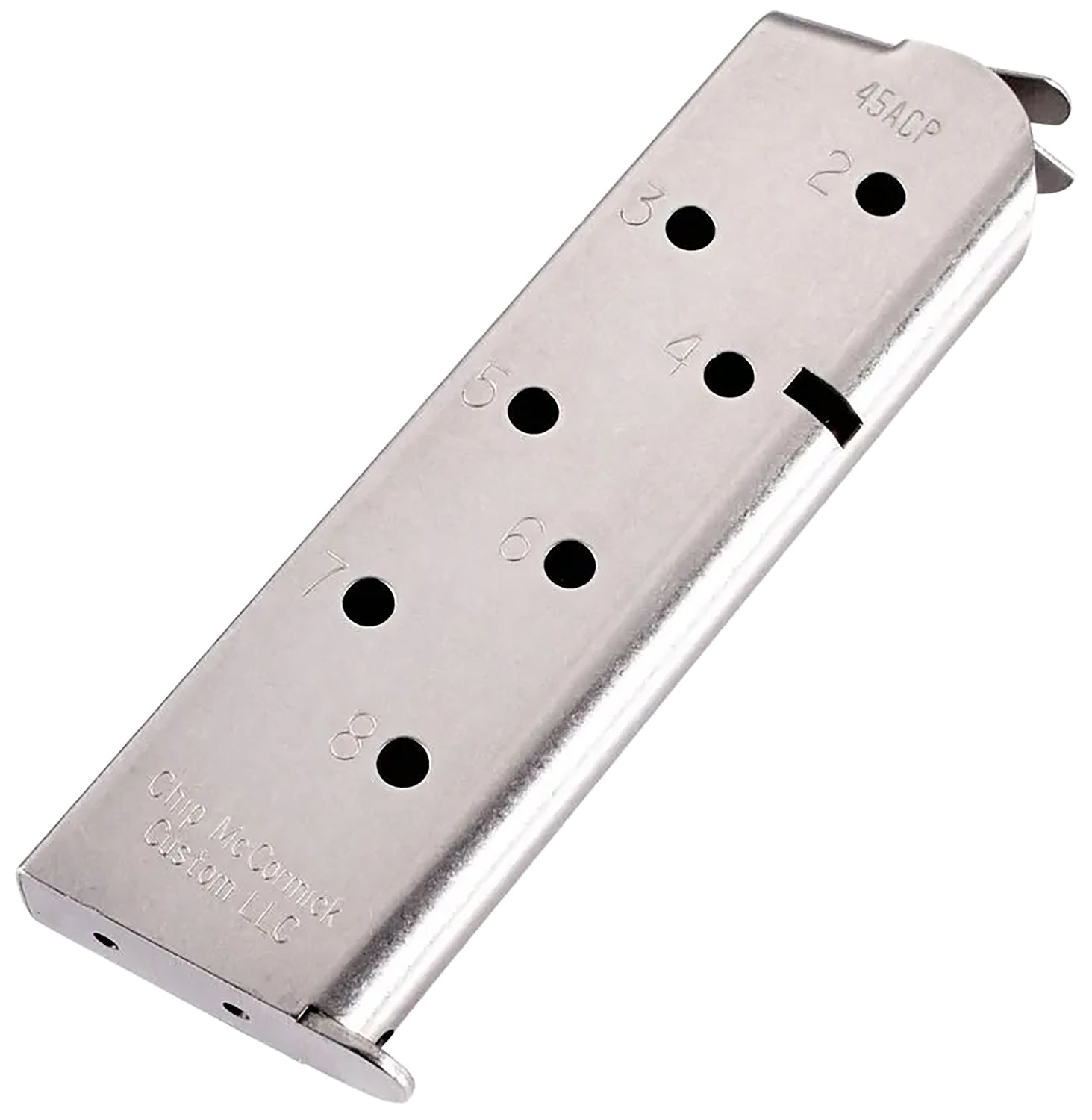 CMC Products 14110 Match Grade .45 ACP 1911 Government 8rd Stainless Steel Magazine