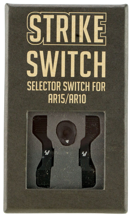 Strike Industries AR Ambidextrous Strike Switch Selector 60/90° ARSSSBK Black Aluminum