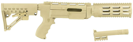 Archangel AA556RDT Ruger 10/22 AR-15 Style Conversion Stock in Desert Tan 6 Position