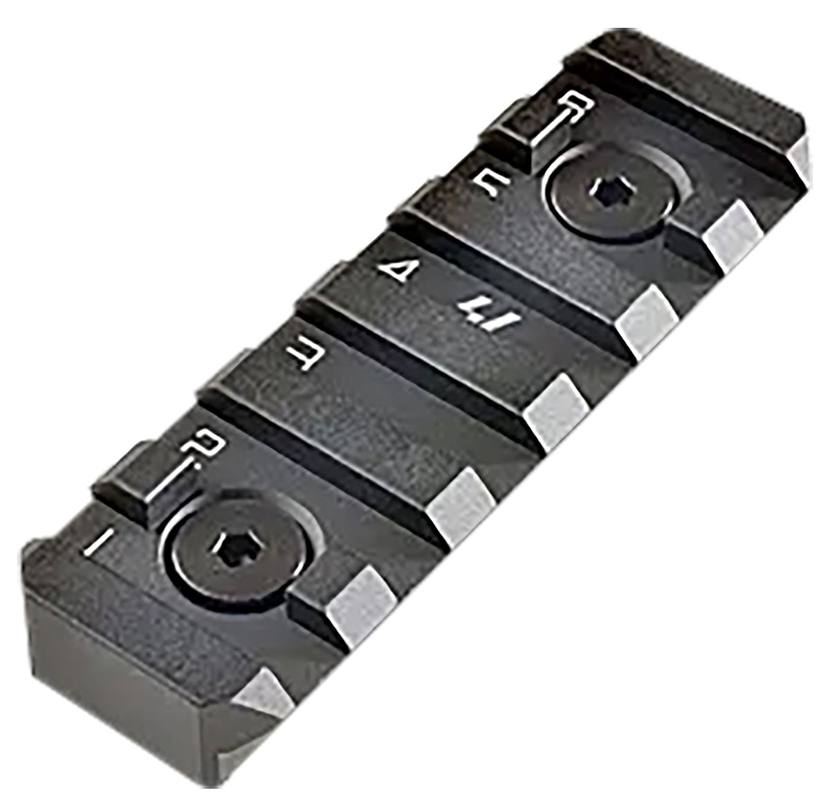 Strike LINKRS6BK M-LOK LINK 6-Slot Aluminum Rail Section Black Anodized