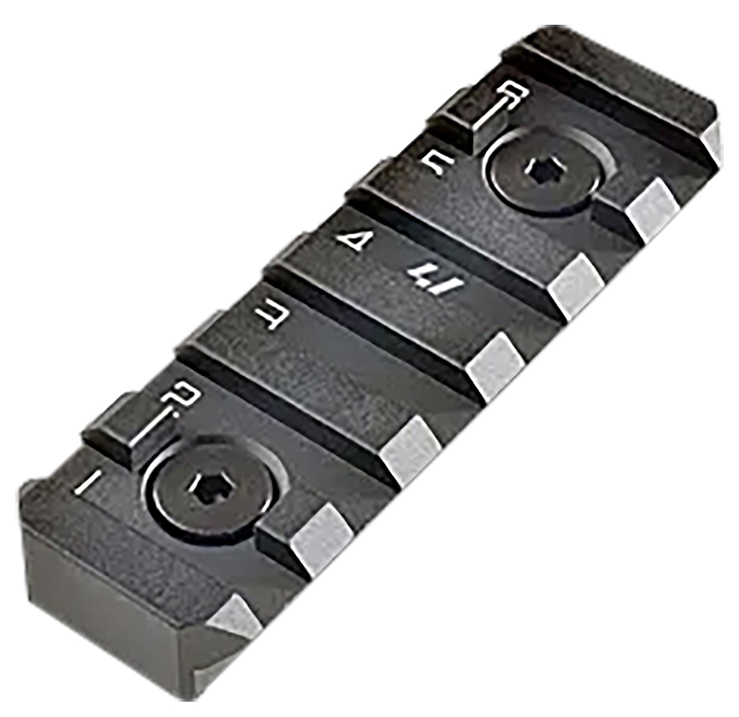 Strike LINKRS6BK M-LOK LINK 6-Slot Aluminum Rail Section Black Anodized