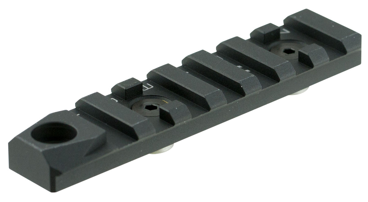 Strike LINKRS7QD M-LOK LINK 7-Slot QD Aluminum Rail Section Black Anodized