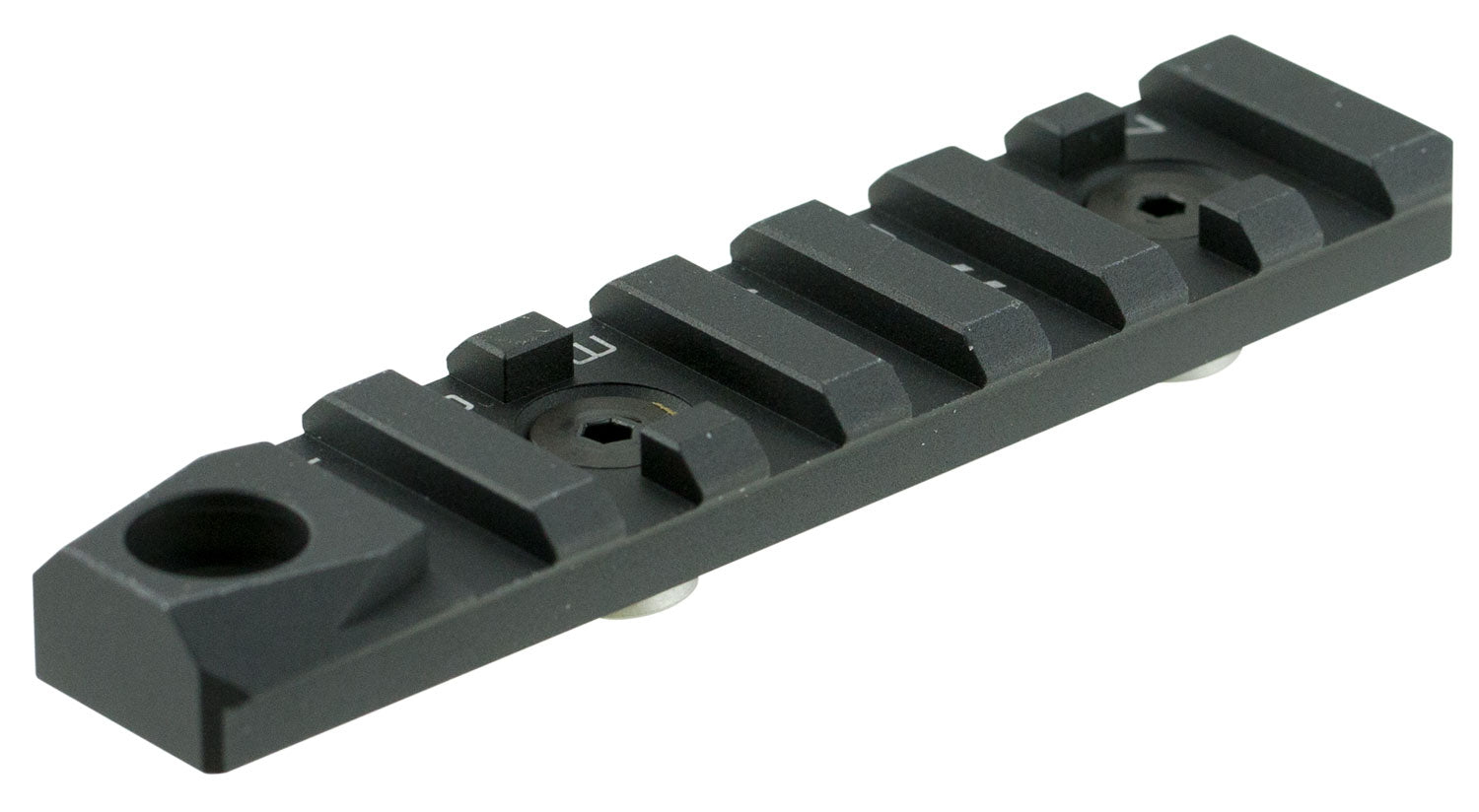 Strike LINKRS7QD M-LOK LINK 7-Slot QD Aluminum Rail Section Black Anodized