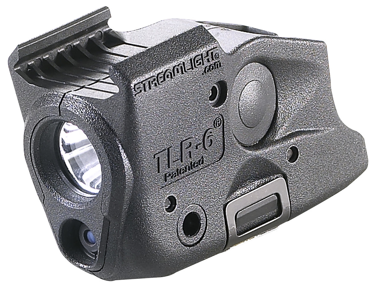 Streamlight 69290 TLR-6 Rail Mount Tactical Light Black 100 Lumens White LED Red Laser Glock