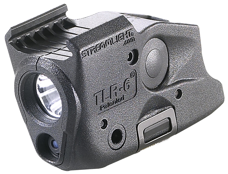 Streamlight 69290 TLR-6 Rail Mount Tactical Light Black 100 Lumens White LED Red Laser Glock