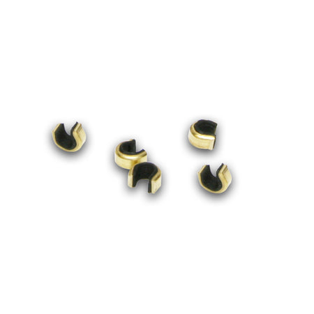 October Mountain Black Hunter Brass Nock Sets Archery 5 pk.