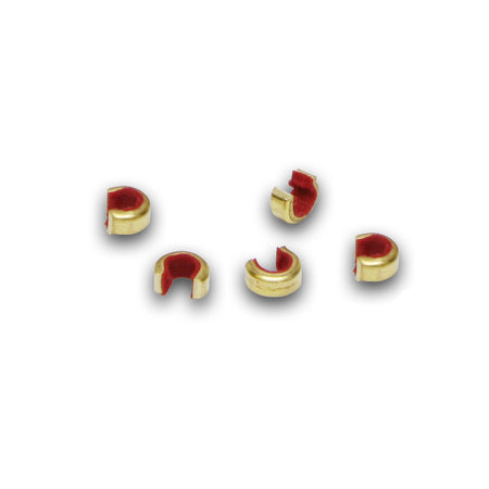 October Mountain XL Red Brass Nock Sets Archery 5 pk.